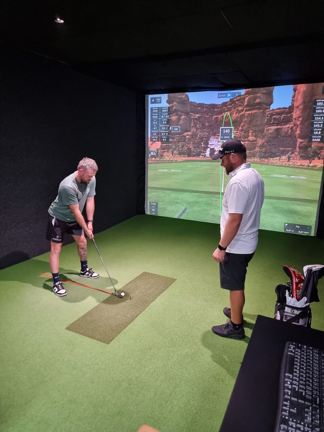 A team event on the simulators